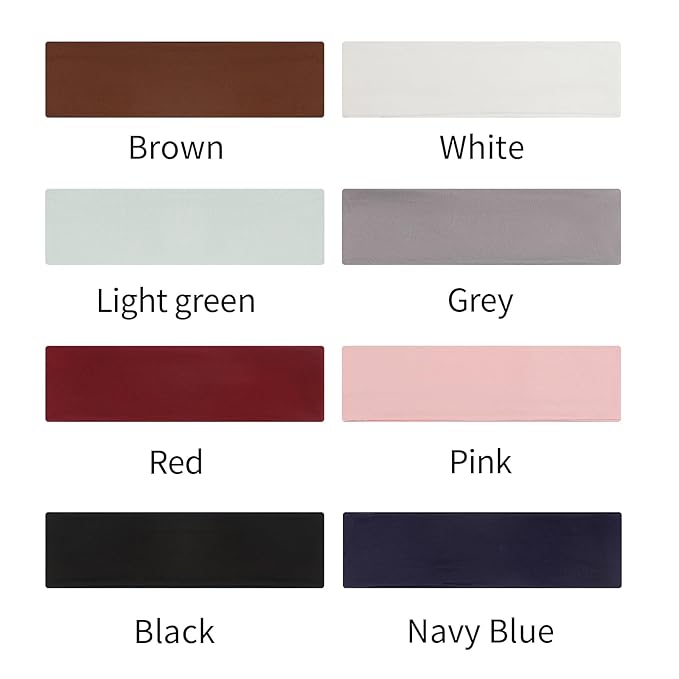 Fishinsea Sport Headbands for Women, Elastic Soft Fabric Non-Slip Hair Bands Hair Warp for Daily Workout Yoga Running Sports