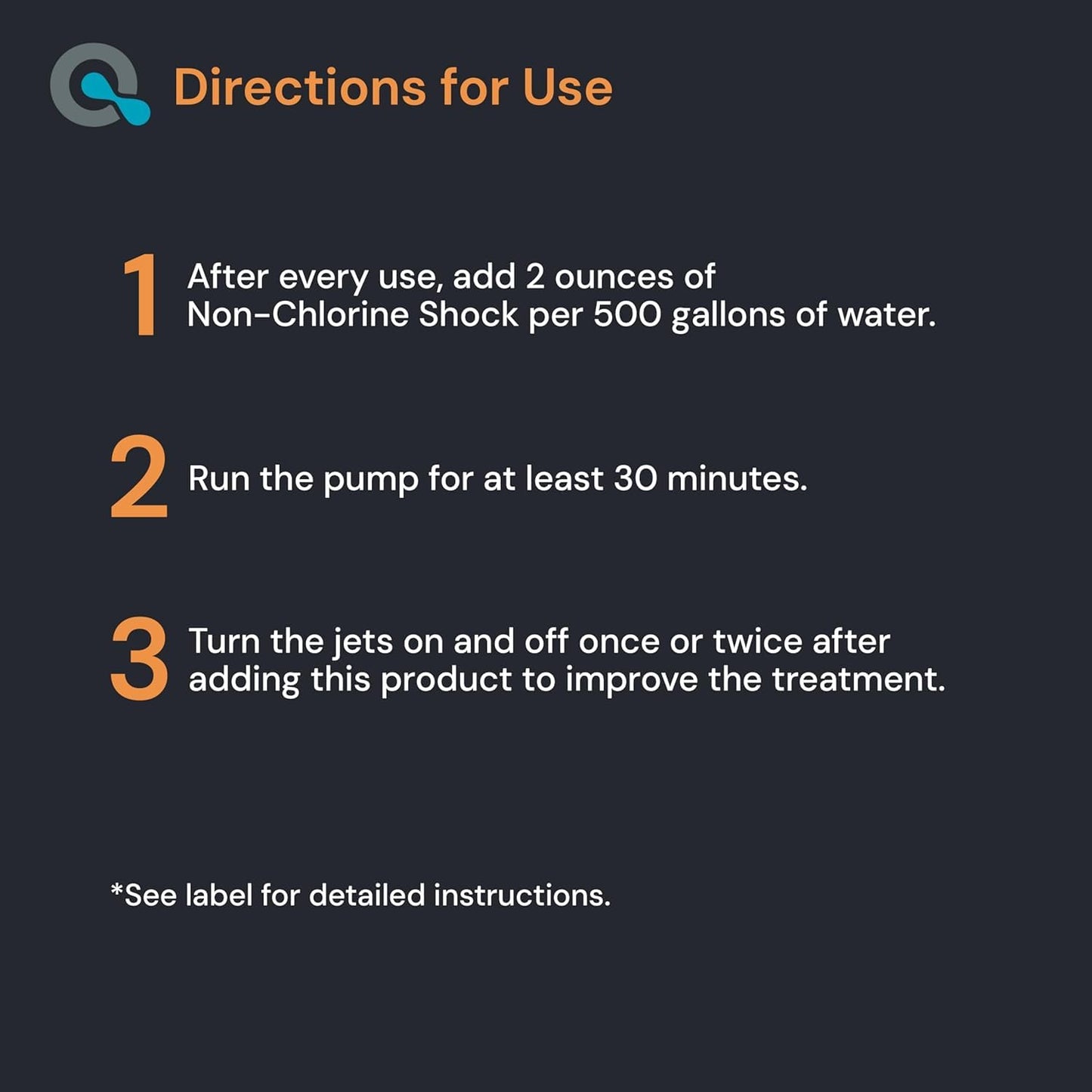 AquaDoc Non Chlorine Hot Tub Shock - 32oz (2 Pack) - Enhanced Spa Shock to Assist Bromine and Chlorine - Spa Oxidizer Made in USA