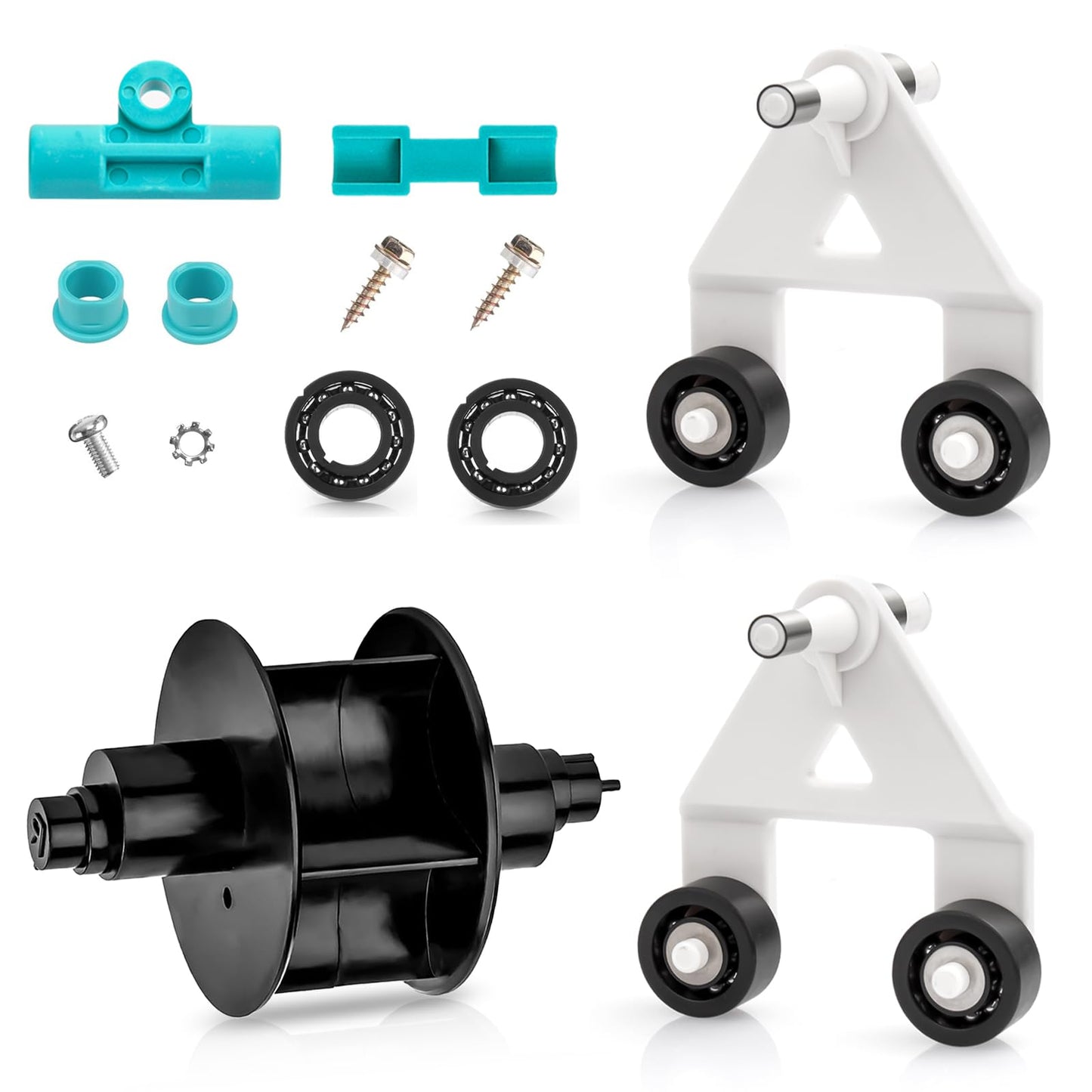 AXV621DAT Pool Cleaner Parts for Hayward Pool Vacuum (All), Navigator (All), Ultra, Aquadroid, Aqua Bug, Diver Dave and Wanda The Whale A-Frame Turbine Pool Vac Rebuild Kit