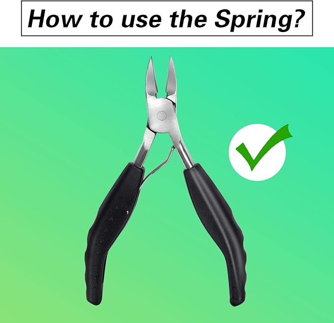 Heavy Duty Ingrown Toenail Clippers, Professional Toenails Trimmer, Podiatrist Toe Nail Clippers for Thick Nail & Ingrown Toenails, Sharp Curved Blade, Pedicure Tools.