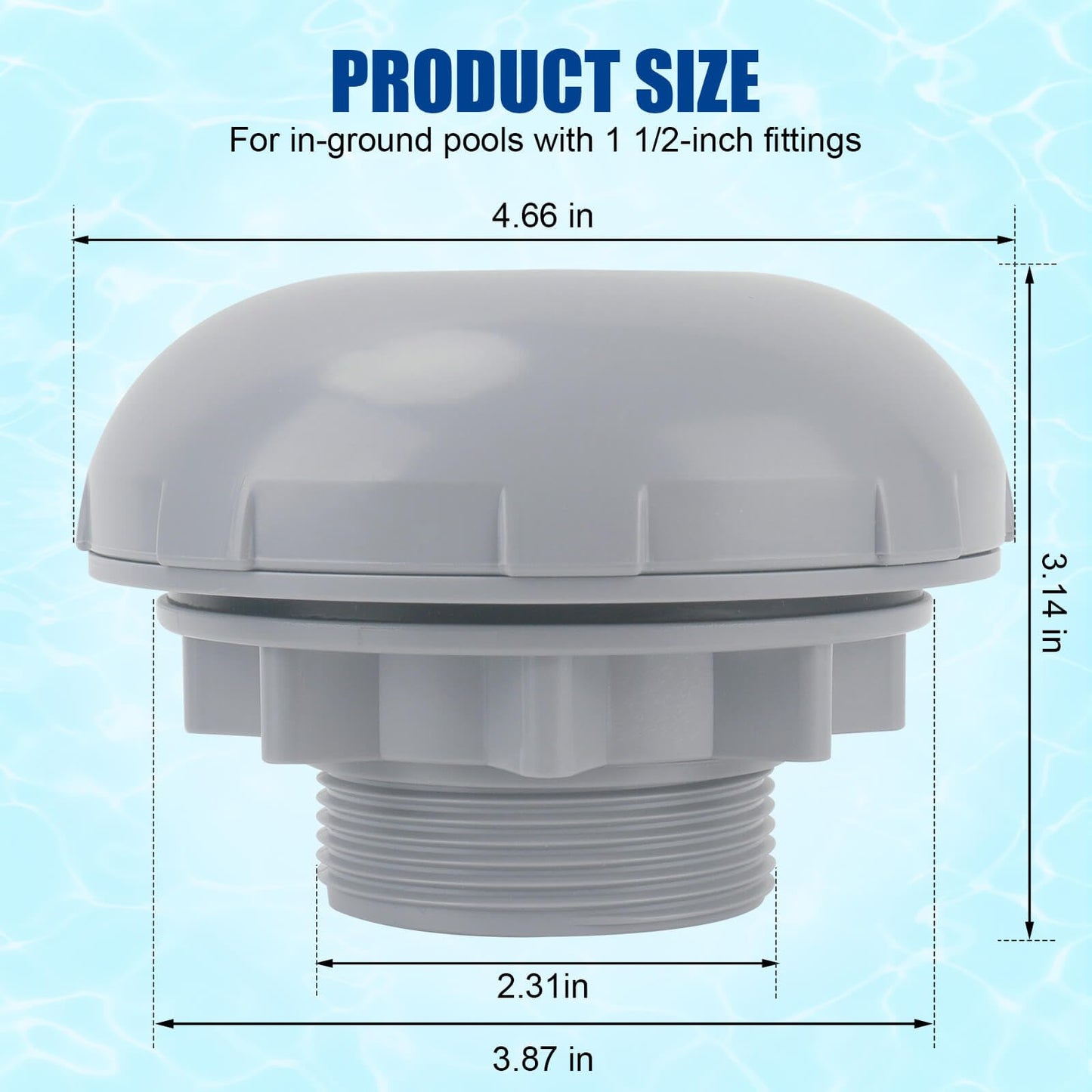 XT Pool Inlet Strainer P6H1317 Inlet Valve Attachment for Intex and for Coleman Pools