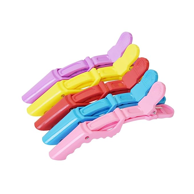 10 Pcs Alligator Hair Clips for Styling Sectioning Hair Clips for Women Wide Teeth Professional for Hair Salon Barber (Mixed Color)