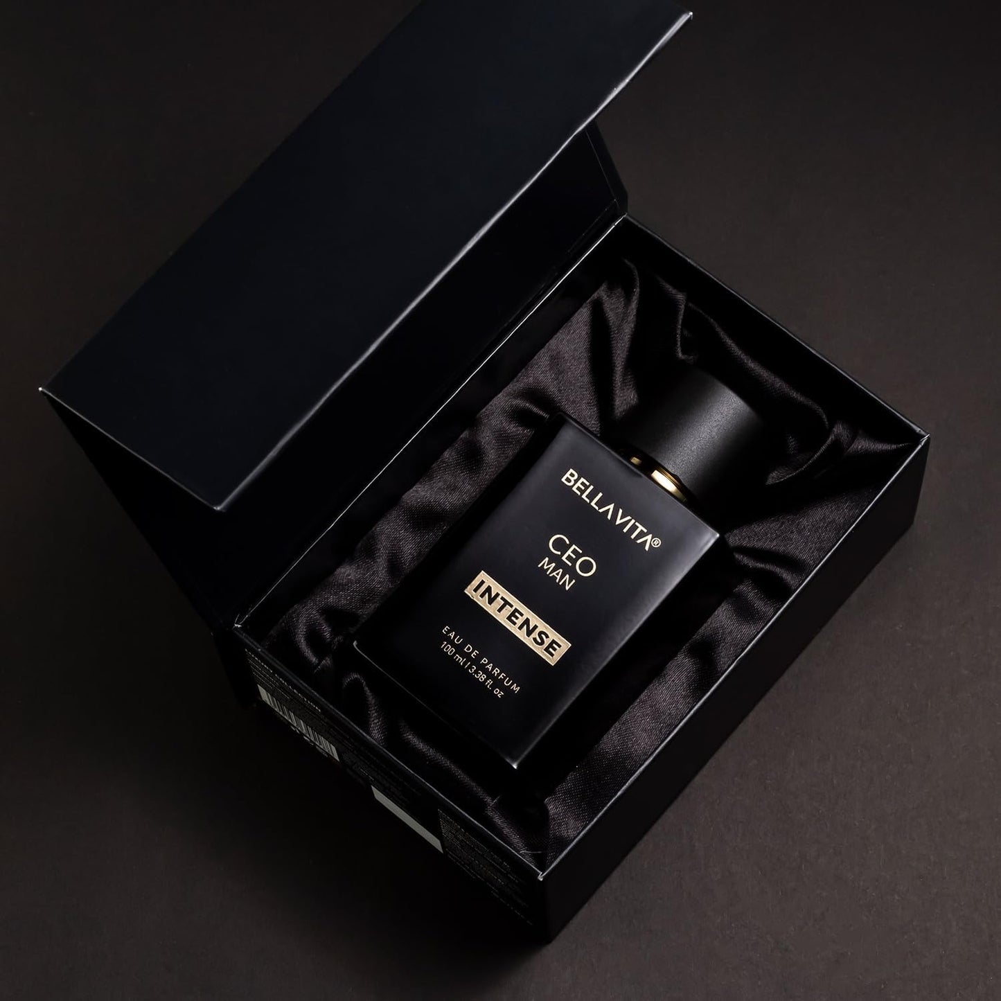 Bellavita Luxury CEO MAN INTENSE Eau de Parfum | 100 ml (3.4 fl.oz.) | Perfume for Men | Aromatic, Lavender, Carnation, and Musk Notes | Long Lasting Men's Fragrance