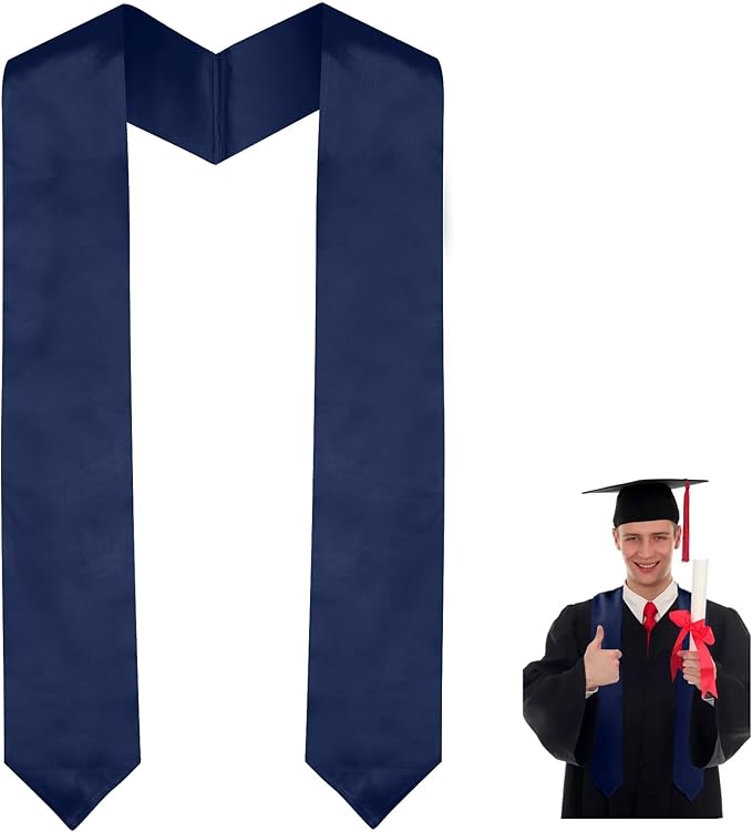 Graduation Stole Graduation Sash Unisex Adults Class of 70'' Stoles for Academic and Choral Ceremony