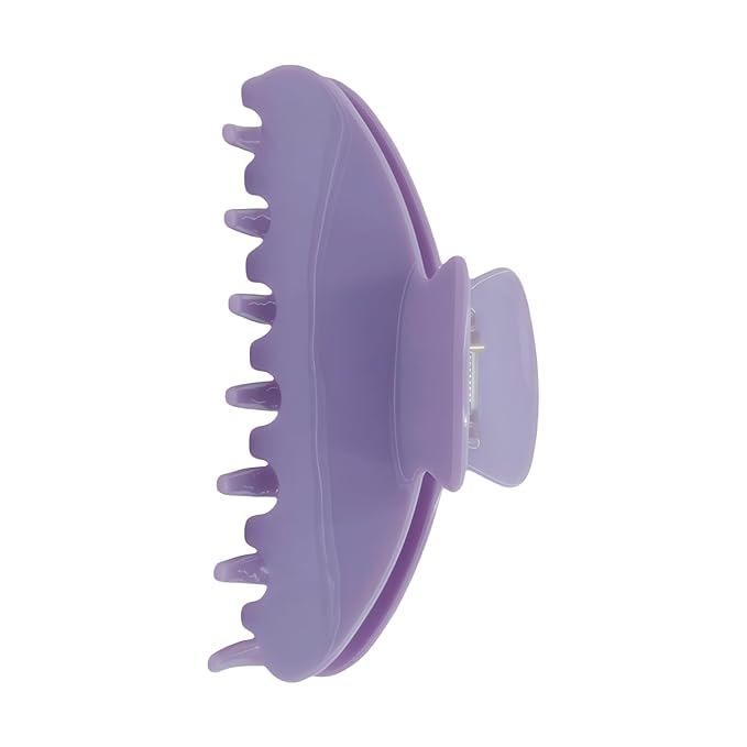 Durable Acetate Hair Clips - 4-Inch Taro color Claw Clips for Fine and Thick Hair (Taro color)
