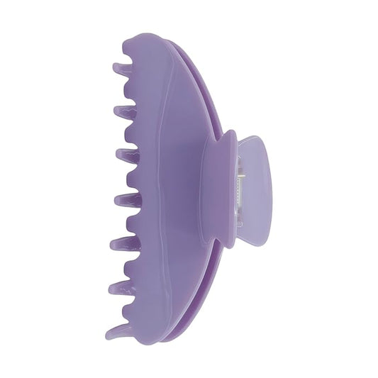 Durable Acetate Hair Clips - 4-Inch Taro color Claw Clips for Fine and Thick Hair (Taro color)