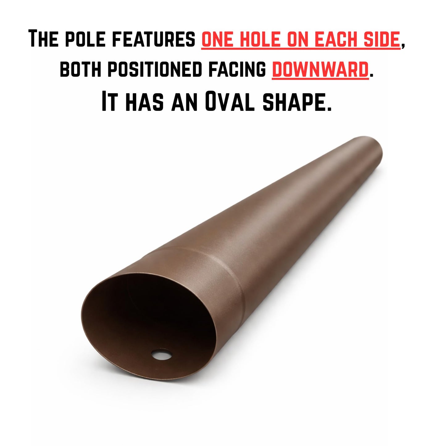 Replacement Horizontal Pool Leg, Pole & Frame Support Bar Brown Compatible with Bestway & Coleman Power Steel 22ft x 52in and 24ft x 52in Above Ground Swimming Pools (Fits 2022+ Models)