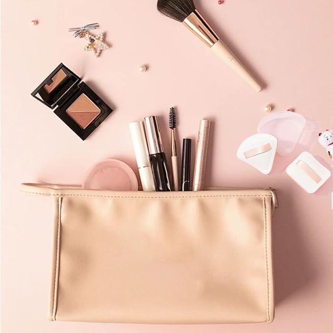 8 PCS Triangle Powder Puffs Holder Cases Clear Makeup Sponge Protective Container Portable Beauty Blender Holder Reusable Dust-Proof Pocket Cosmetic Puff Box for Travel (Transparent)