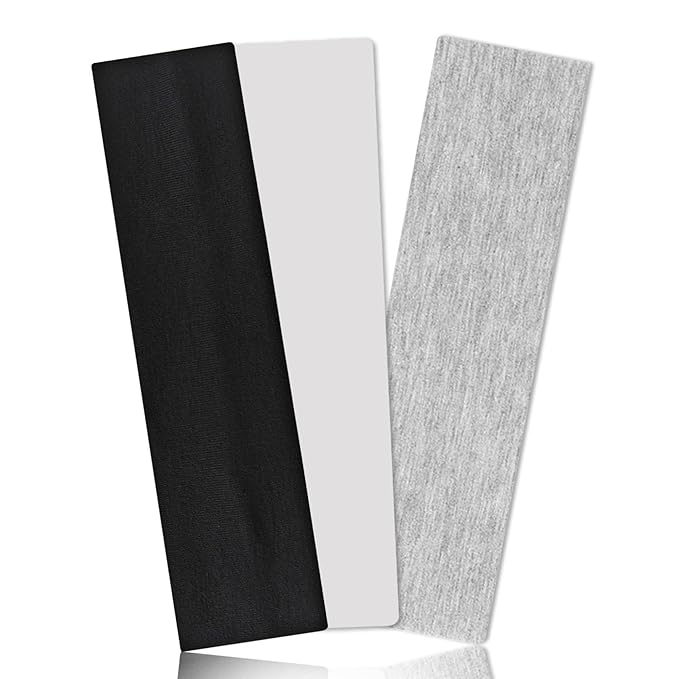 Headbands for Women Non Slip Head Bands for Women's Hair cute elastic womens headbands Soft Cotton Cloth Fashion floral headband for women for Daily Workout Sports Running Yoga