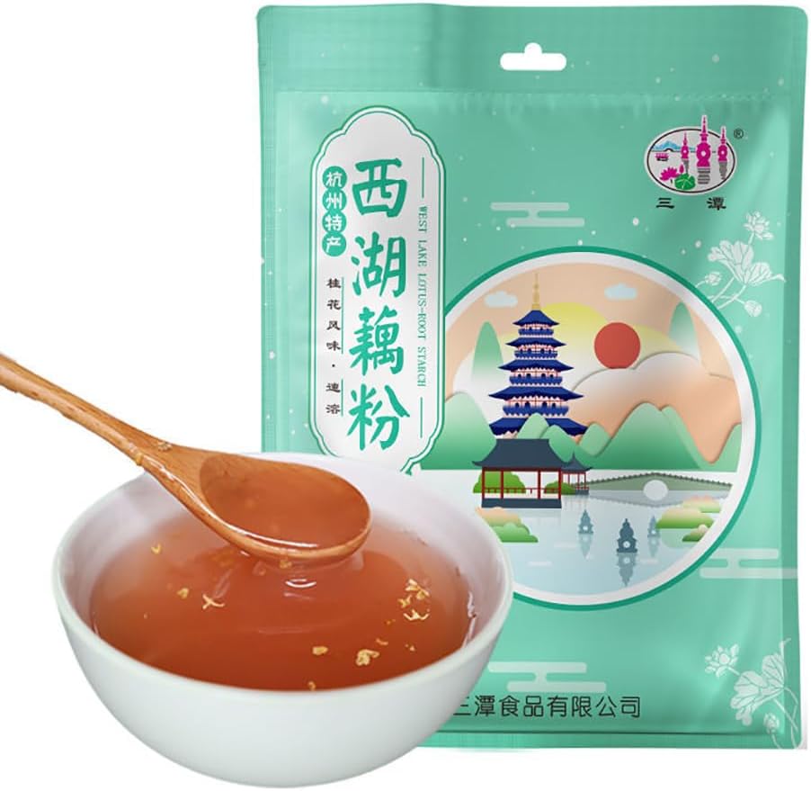 Sweet Scented Osmanthus And Nuts Lotus Root Soup，Westlake Lotus Root Powder，Chinese Soup Bag，Otus Root Powder Soup Mix