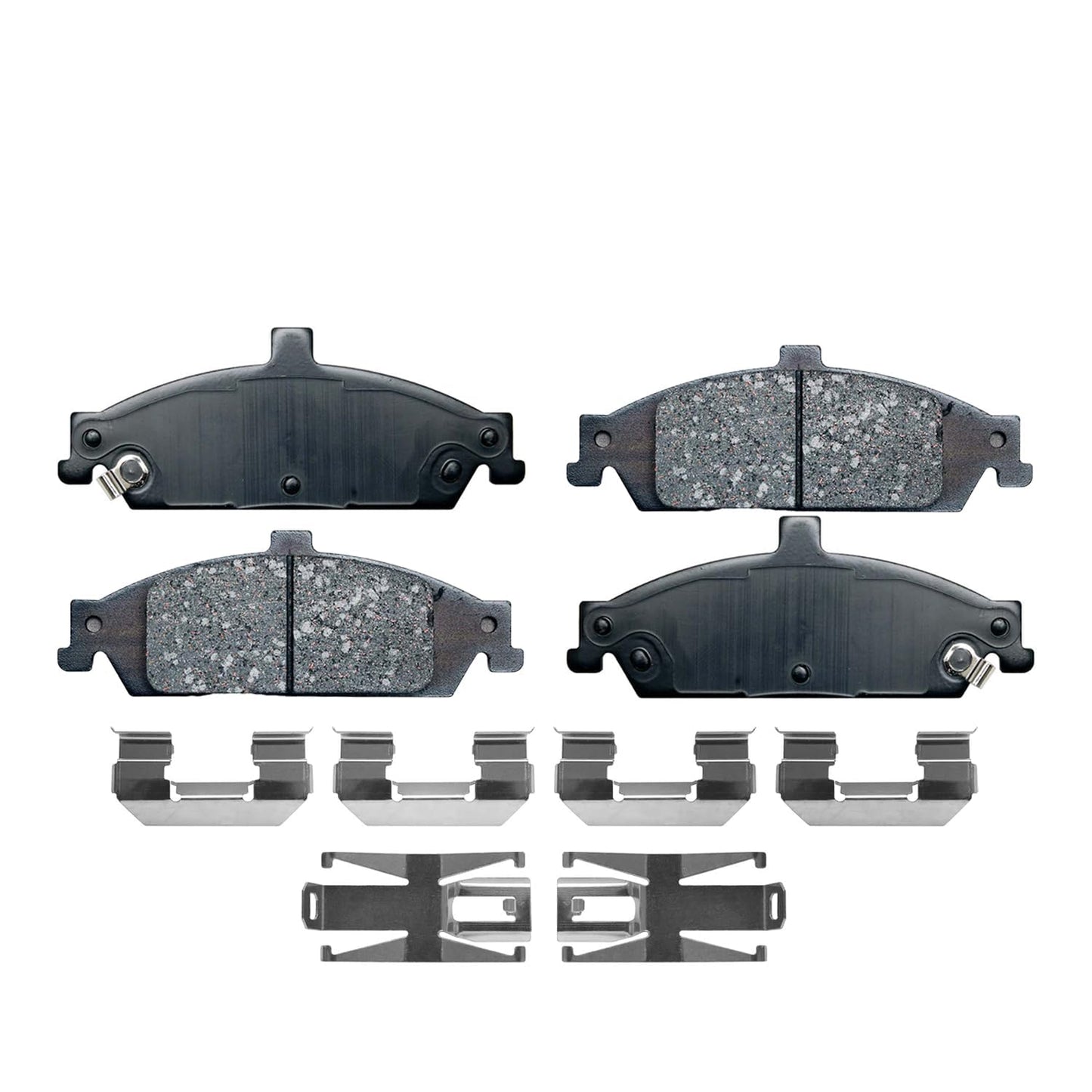 Detroit Axle - Front Brake Kit for Chevrolet Malibu Malibu Pontiac Grand Am Olds Alero Cutlass, Disc Brake Rotors Ceramic Brakes Pads Replacement [10.94" inch Rotors]