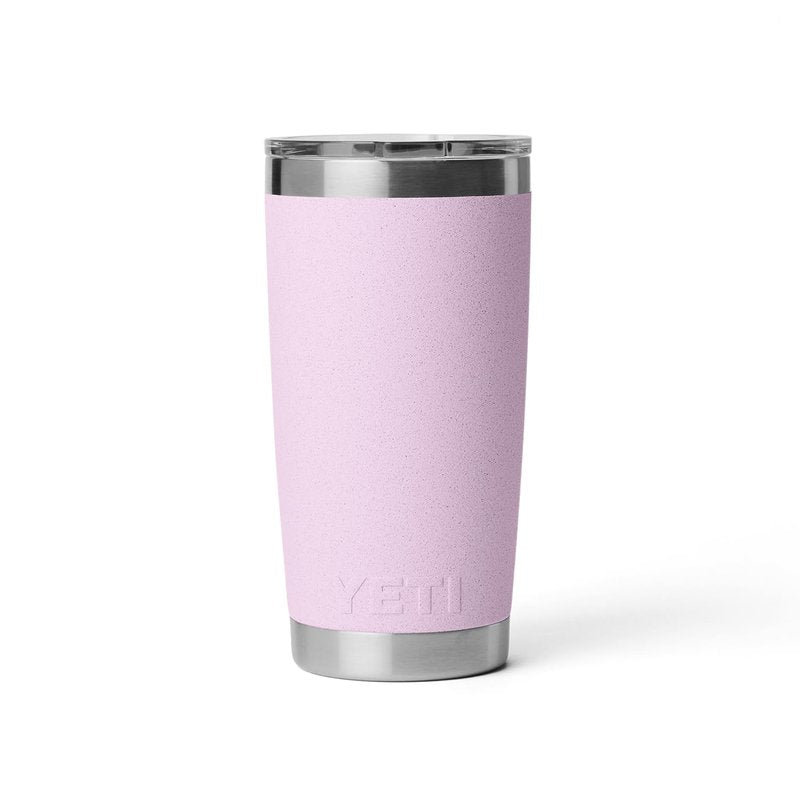 YETI Rambler 20 oz Tumbler, Stainless Steel, Vacuum Insulated with MagSlider Lid, Cherry Blossom
