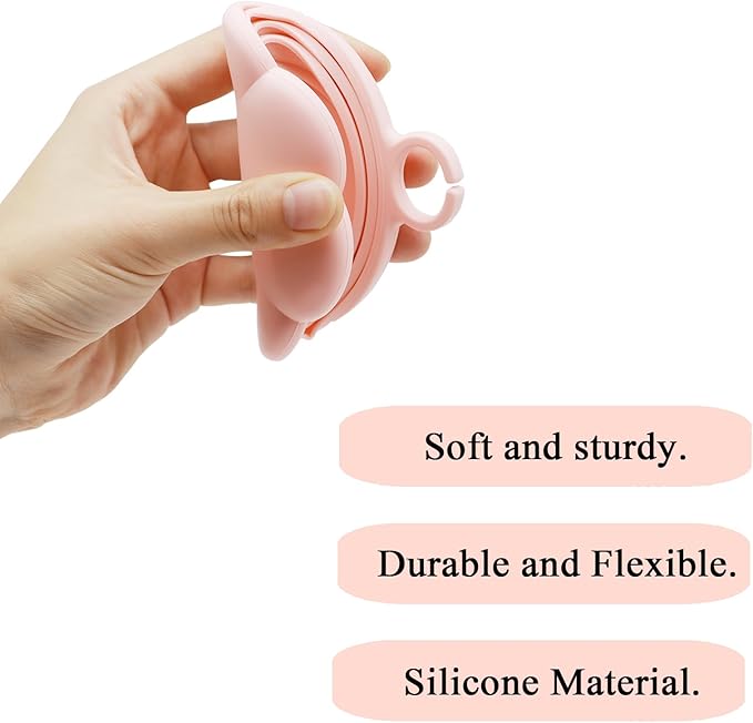 SIANE Cat Food Can Spoons & Can Lids | 4 Pcs | Colorful Multi-Function Opener | Universal Soft Silicone Pet Food Covers | Wet Food Spatula for Kittens and Dogs(Pink+Blue)