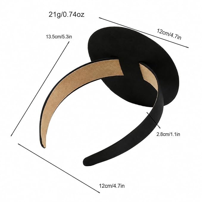 forenee Graduation Cap Headband Insert - Invisible Anti-Fall Grad Hat Holder for Secure Fit - Designed for Thick/Curly Hair & Braids - Graduation for Students
