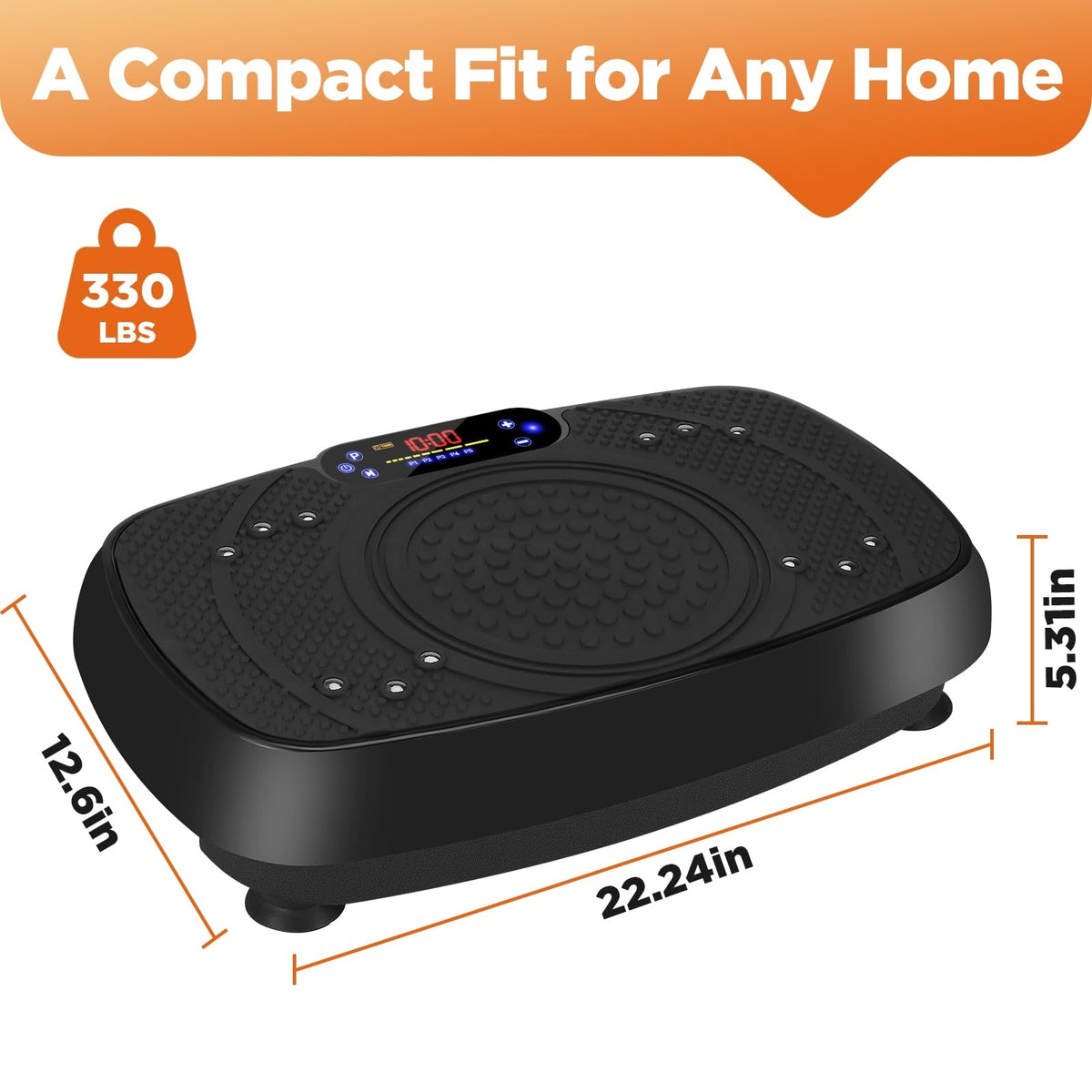 Vibration Plate Exercise Machine, Full Body Exercise Equipment, 199 Adjustable Speeds Power Vibration Board Used for Home Fitness, Shaping, Training, Recovery, and Weight Loss