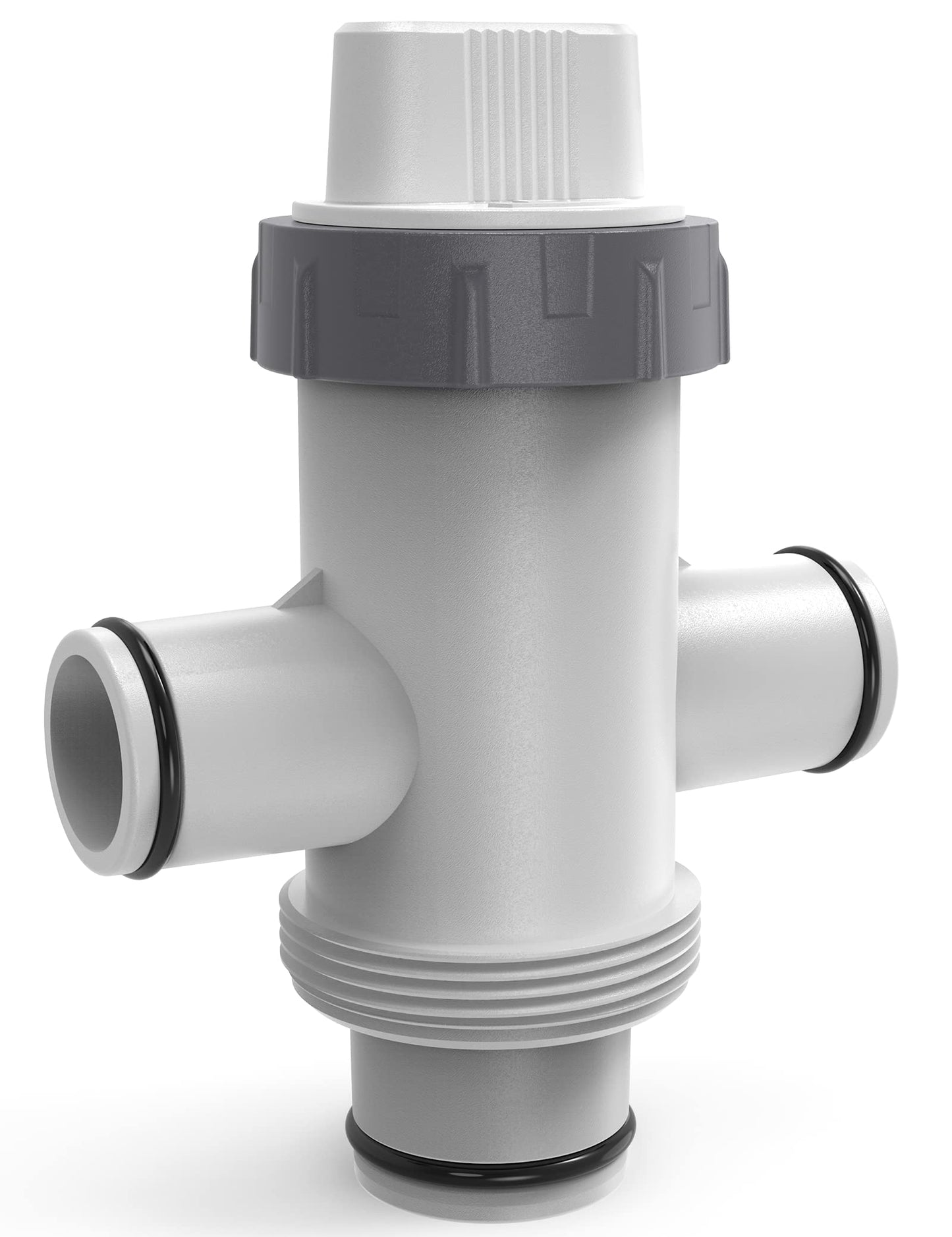 POOLHACKER Dual Split Hose Plunger Valve, Above Ground Pool Parts, Pool Accessories and Replacement Parts for Coleman