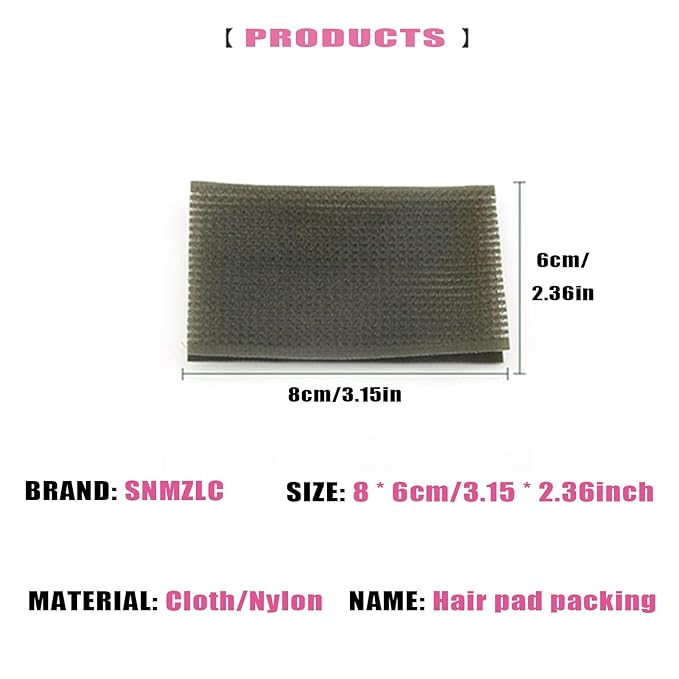 Hair pad packing 16 PCS Hair Pad Bangs patch for Men and Women accessories hair clips for styling sectioning (Pink Coffee Dark Green Dark Blue) US157