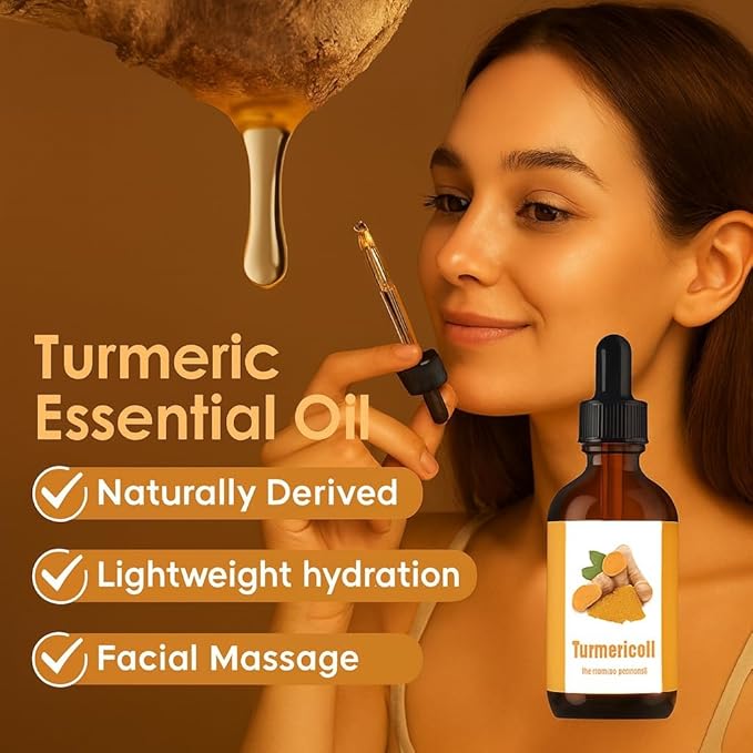 Turmeric Wash and Care 4-Piece Set – Facial Cleanser with Brush, Soap Bars , Soft Face Cleansing Pads and Turmeric Oil – Turmeric Face Wash Kit, Turmeric Skincare Set