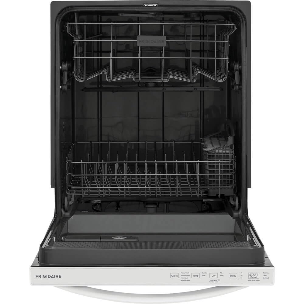 Frigidaire FDPH4316A 24 Inch Wide 14 Place Setting Built-In Top Control Dishwasher 5 Wash Cycles and NSF-Certified Sanitize Option - White