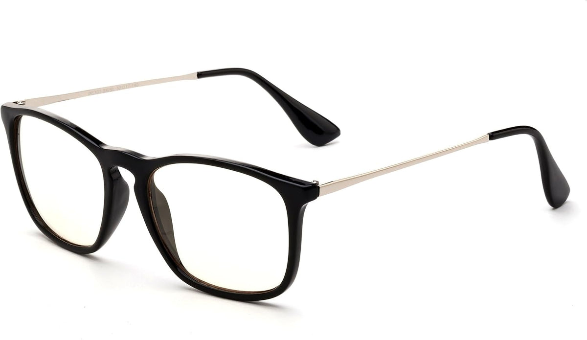 Newbee Fashion - Anti-Reflective Comfortable Computer Reading Glasses (No Magnification) Helps Eye Strain, Fatigue and Dry Eyes from Digital Devices with Anti-Blue Light, Anti-UV and Anti-Glare