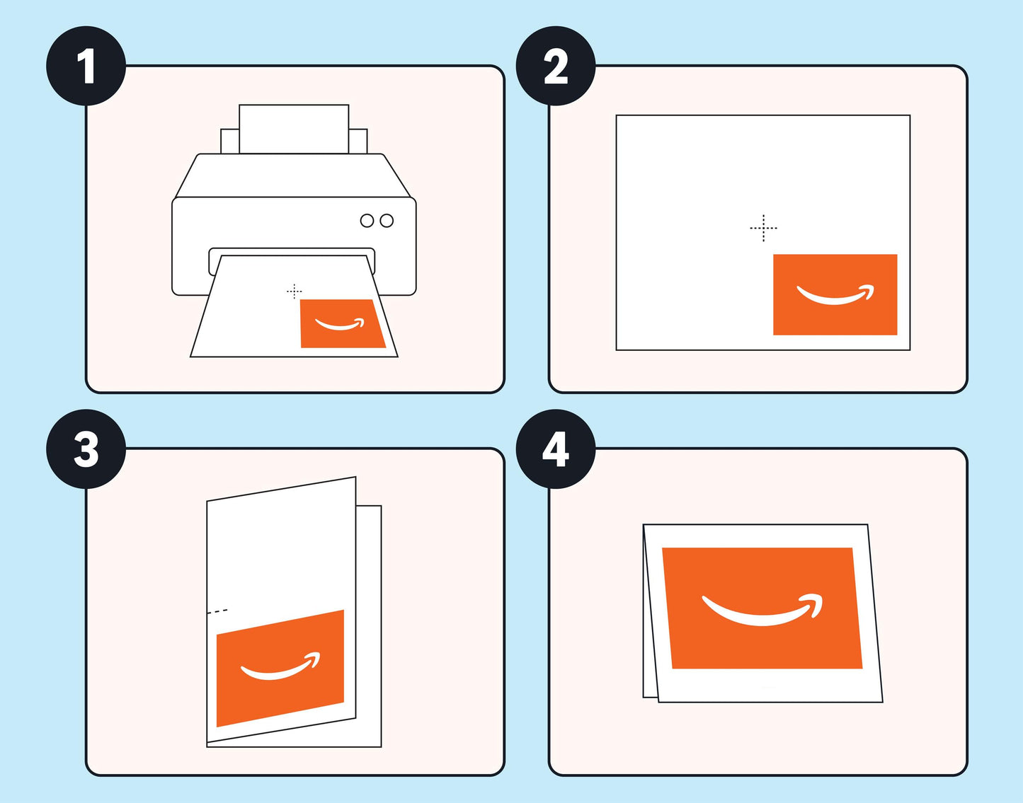 Amazon Gift Card - Print - Snowflake Swirl