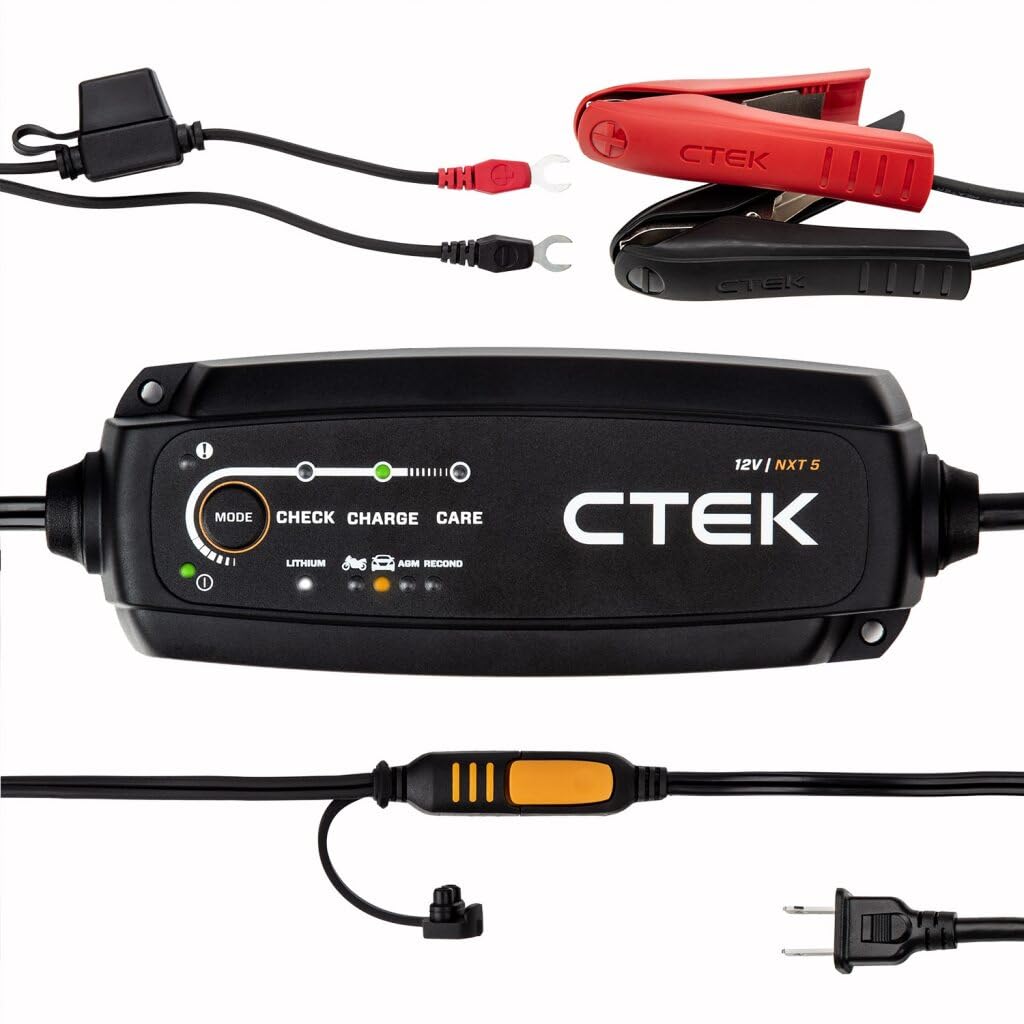 CTEK 40-658 NXT 5 Fully Automatic 4.3 amp Battery Charger and Maintainer 12V