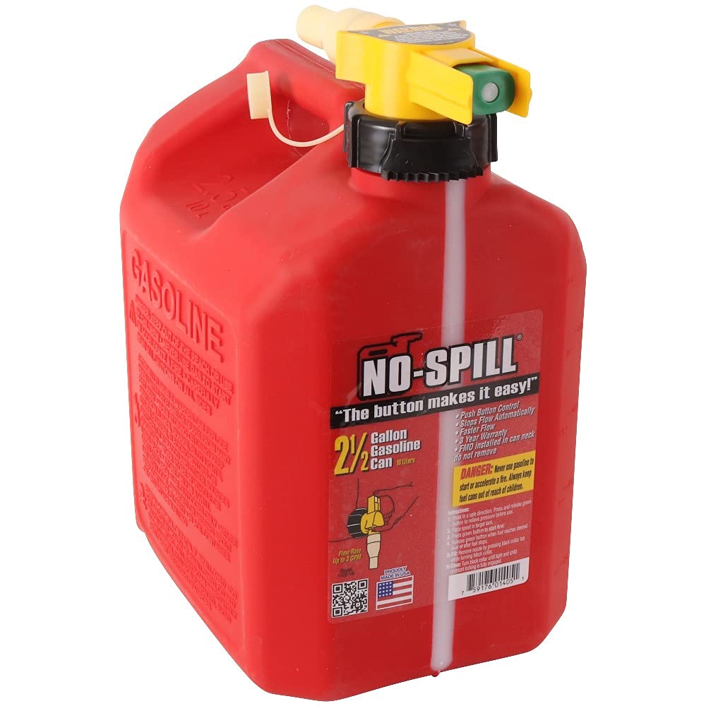 NO-SPILL 2-1/2 gal. Gas Can