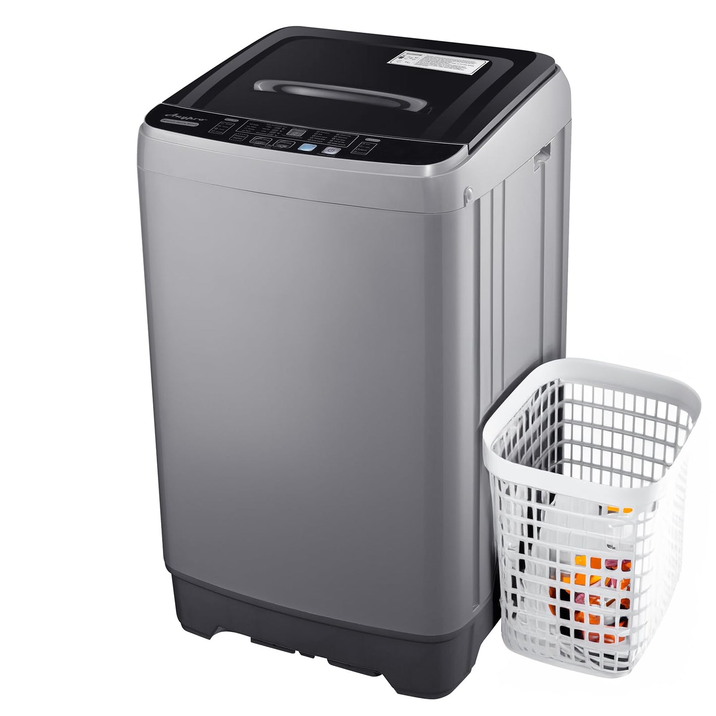 Anypro Washing Machines 17.8LBS Full Automatic Clothes Washer and Spinner Combo with 10 Programs and 8 Water Levels, Laundry Wash Spin Dryer for Apartment RV Dorm Home, Gold