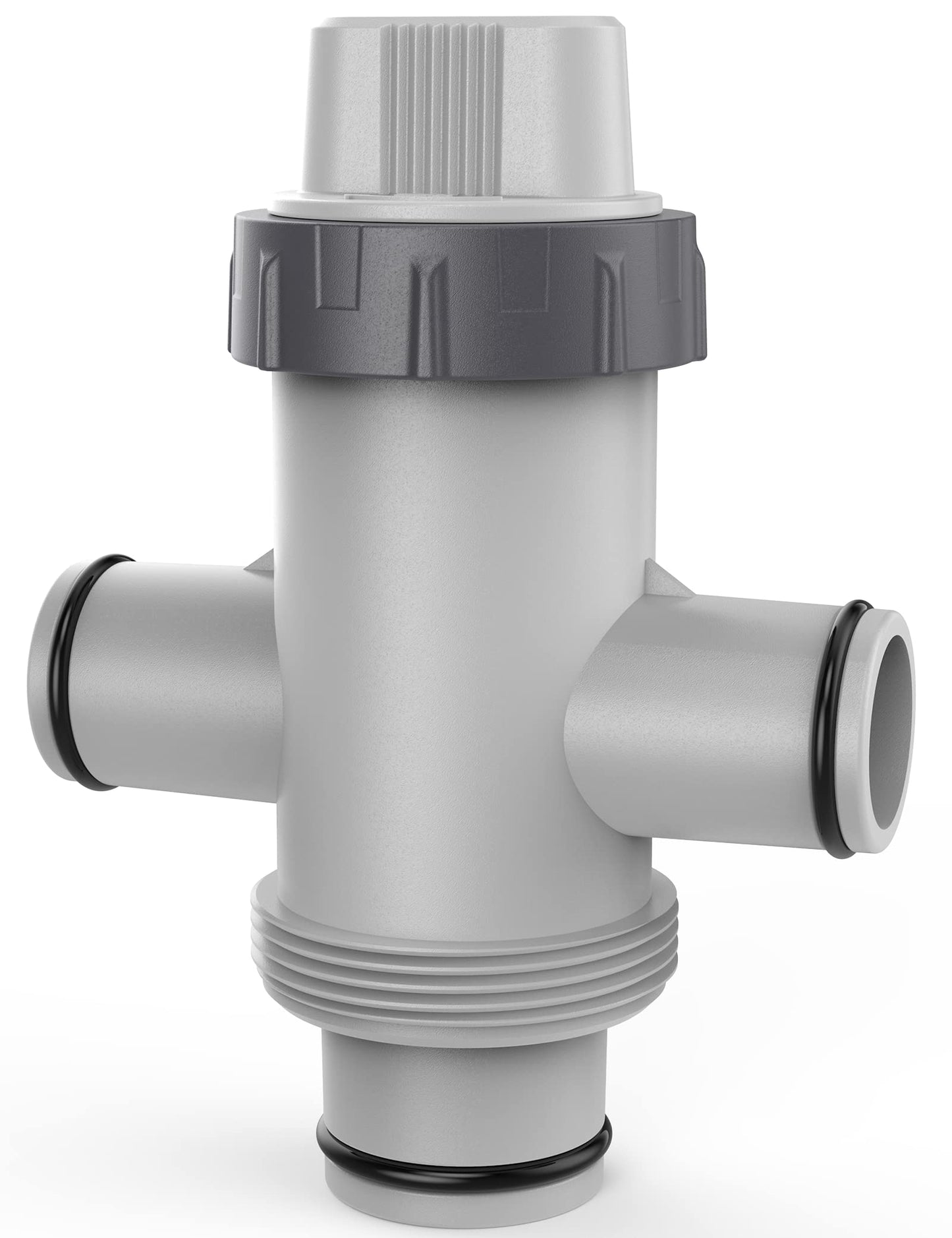 POOLHACKER Dual Split Hose Plunger Valve, Above Ground Pool Parts, Pool Accessories and Replacement Parts for Coleman