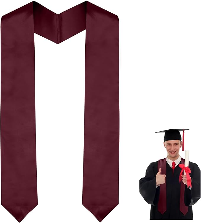 Graduation Stole Graduation Sash Unisex Adults Class of 70'' Stoles for Academic and Choral Ceremony