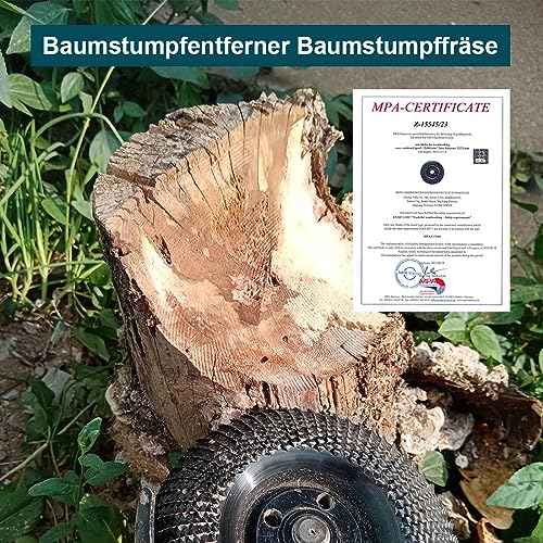 OBA Grinder Wheel Disc 4 Inch Wood Shaping Wheel, Wood Grinding Shaping Disk for Angle Grinders with 5/8¡± Arbor