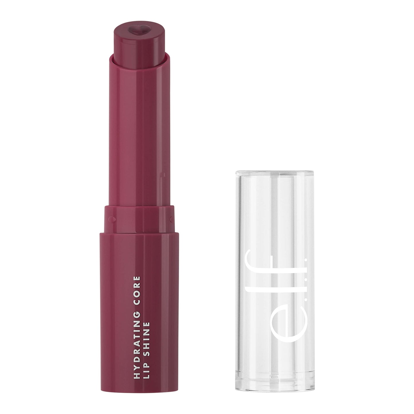 e.l.f. Hydrating Core Lip Shine, Conditioning & Nourishing Lip Balm, Sheer Color Tinted Lip Moisturizer, Blissful, 0.09 Oz