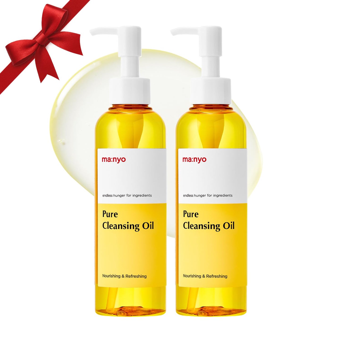 MANYO Herb Green Cleansing Oil, Gentle Makeup Remover with Natural Herbal Extracts, Artemisa, Tea Tree, Deep Cleansing & Hydrating, Suitable for All Skin Types, Korean Skincare 6.7 fl oz (200ml)