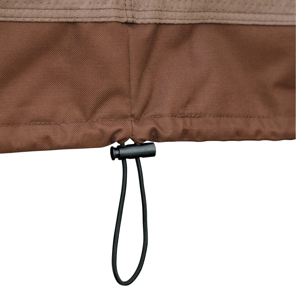 DUCKCOVERS Ultimate Waterproof 26 Inch High Back Patio Chair Cover, Stackable Chair Covers