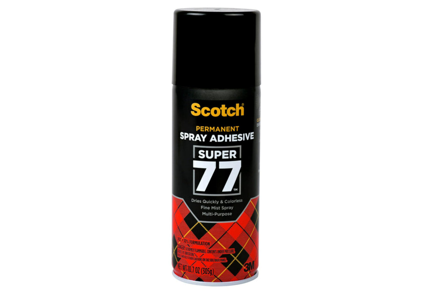 Scotch Super 77 Multipurpose Adhesive Spray, Bonds to Fabric, Cardboard, Plastic, Metal, Wood, Felt, and More, 10.7 Ounces (7716) - 4 Pack