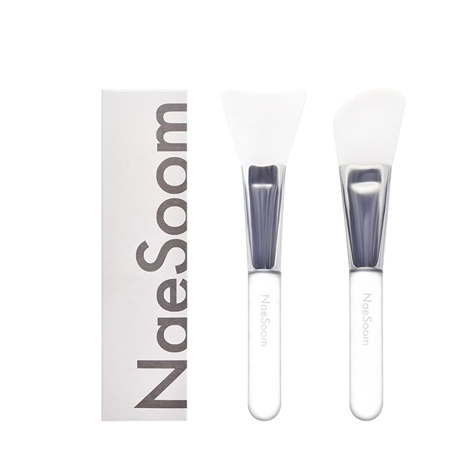 Silicon Jelly Brush | Mask Application Tool for Enhancer | Easy to Clean | Face Mask Applicator | All Skin Types | K-beauty Skin Care | 2 Piece (Made in Korea)