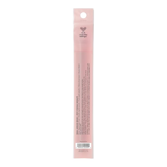 e.l.f. Small Angled Brush, Creates Even, Thin & Straight Lines, Great For Applying Lip Color, Eyebrow Color & Eyeliner, Vegan & Cruelty-Free