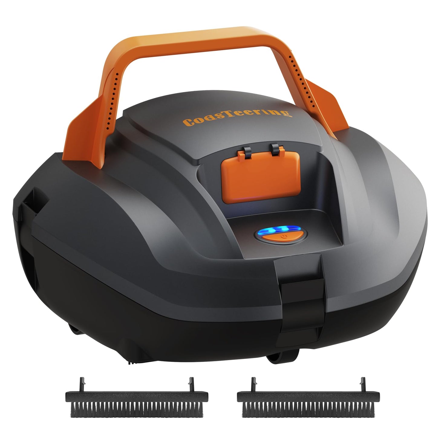 CoasTeering Planet Edge Cordless Pool Vacuum Robot, with 120-Min Runtime, Powerful Dual-Motor, Adjustable Cleaning Paths, Robotic Pool Cleaner for for Above Ground Pool and Flat Pools Up to 850 Sq.ft