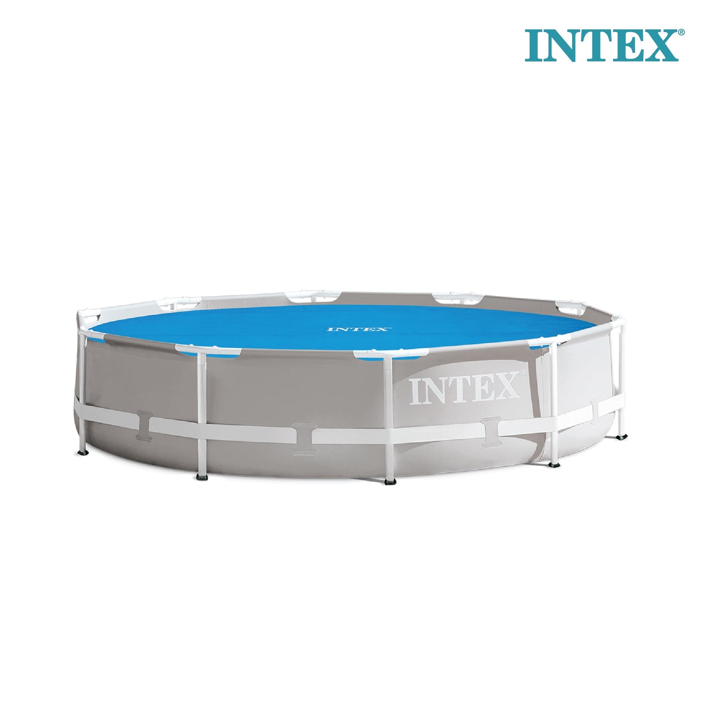 INTEX 28011E Solar Pool Cover: for 10ft Round Easy Set and Metal Frame Pools – Insulates Pool Water – Reduces Water Evaporation – Keeps Debris Out – Reduces Chemical Consumption