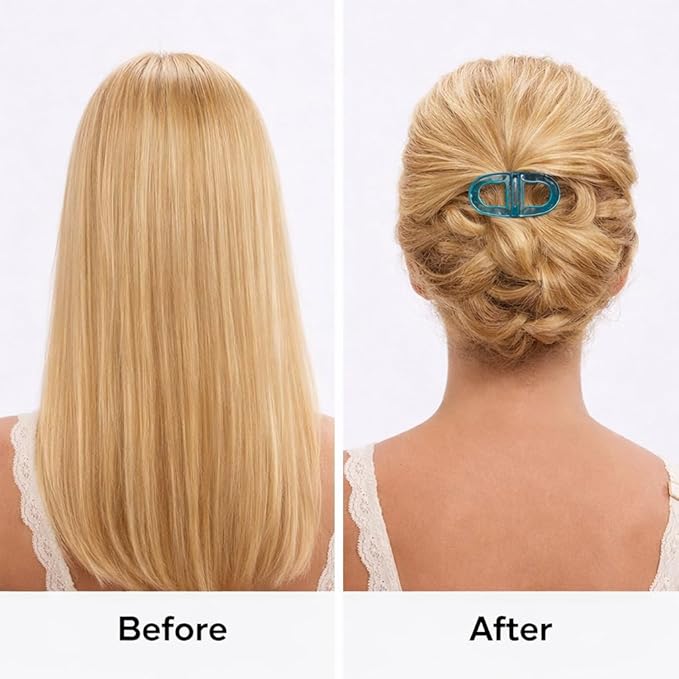 Magnetic Hair Clips - No Crease Magnet Hair Clip for Women, Strong Hold Seamless Magnetic Hair Clip for Sectioning and Styling(1 Set)