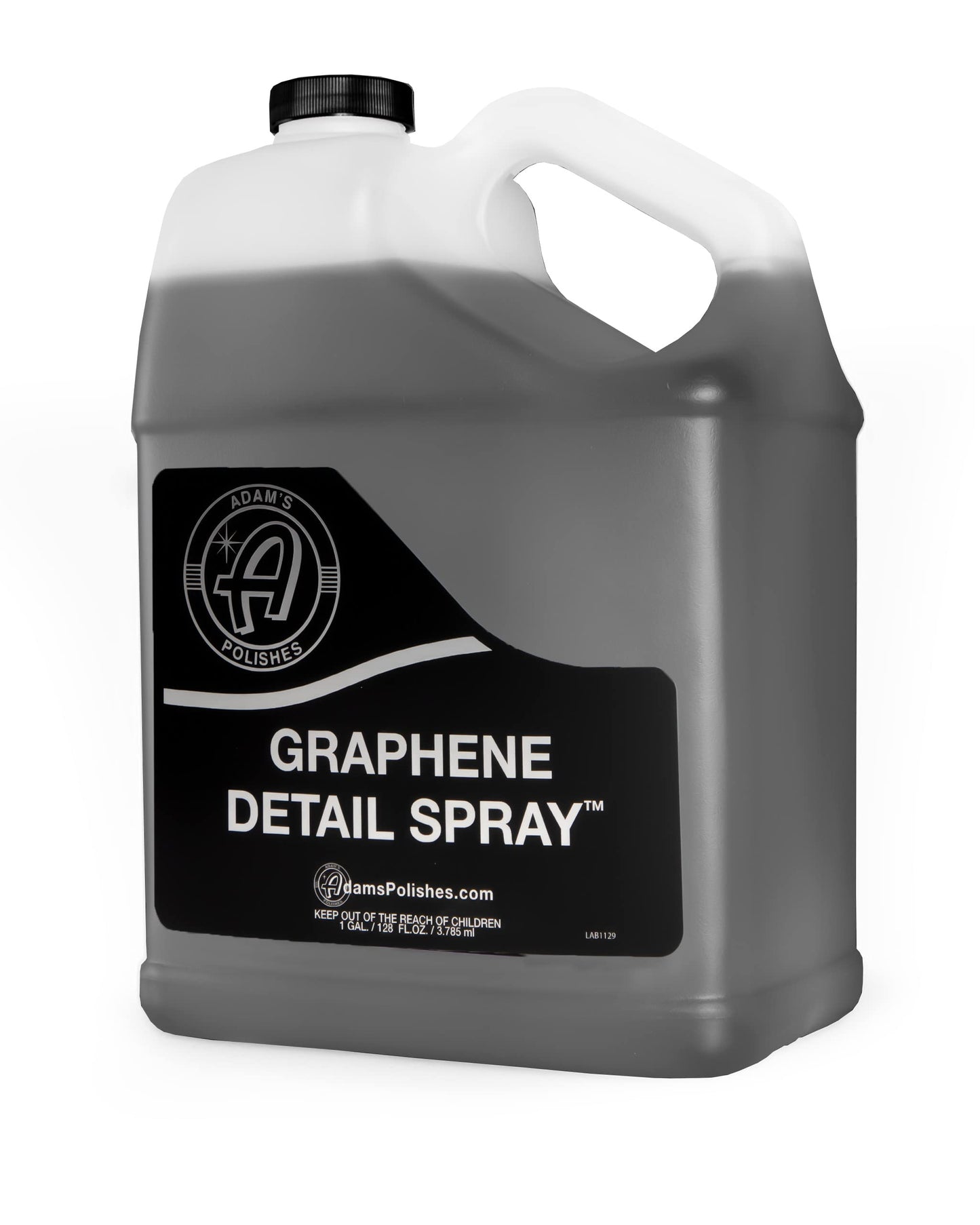 Adam's Polishes Graphene Detail Spray (Gallon) - Extend Protection of Waxes, Sealants, & Coatings | Waterless Detailer Spray For Car Detailing | Clay Bar, Drying Aid, Add Ceramic Graphene Protection