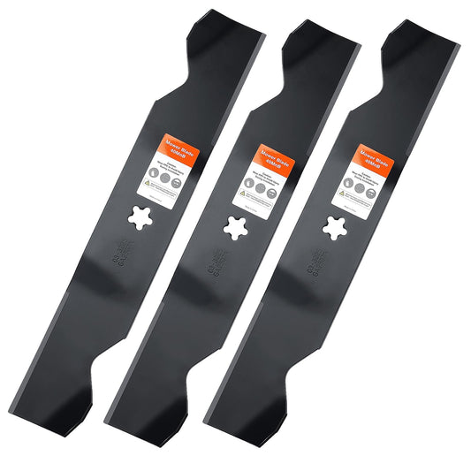 Grasscool 532187256 Mower Blades for Husqvarna Z254F Z254 MZ54 RZ5424 RZ5426 YTH26V54 YTH2454 YTH24V54 LGT2654 LGT2554 54'' Deck Lawn Mower Replace 187256 532187254 (Medium Lift)