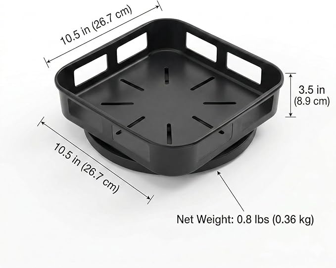 Cologne Organizer for Men, 360ÃÂ°Rotating Bathroom Organizer Countertop, Perfume Organizer, Vanity Tray for Perfume, Skincare, Shaving Kit, Bathroom Storage, Gift for Men