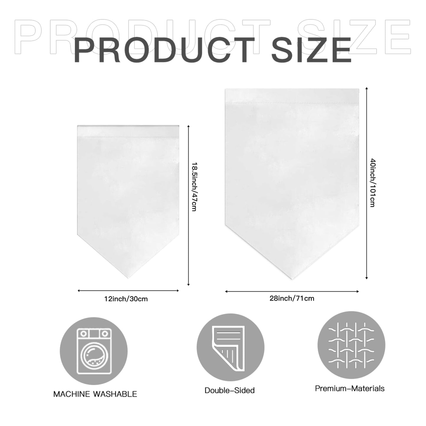 Custom Garden Flag for Outdoor Personalized Yard Flags Add Your Picture/Photo/Logo/Text，Customized Double Sided Flag Banner for Home Wall Decoration (12"x18.5")
