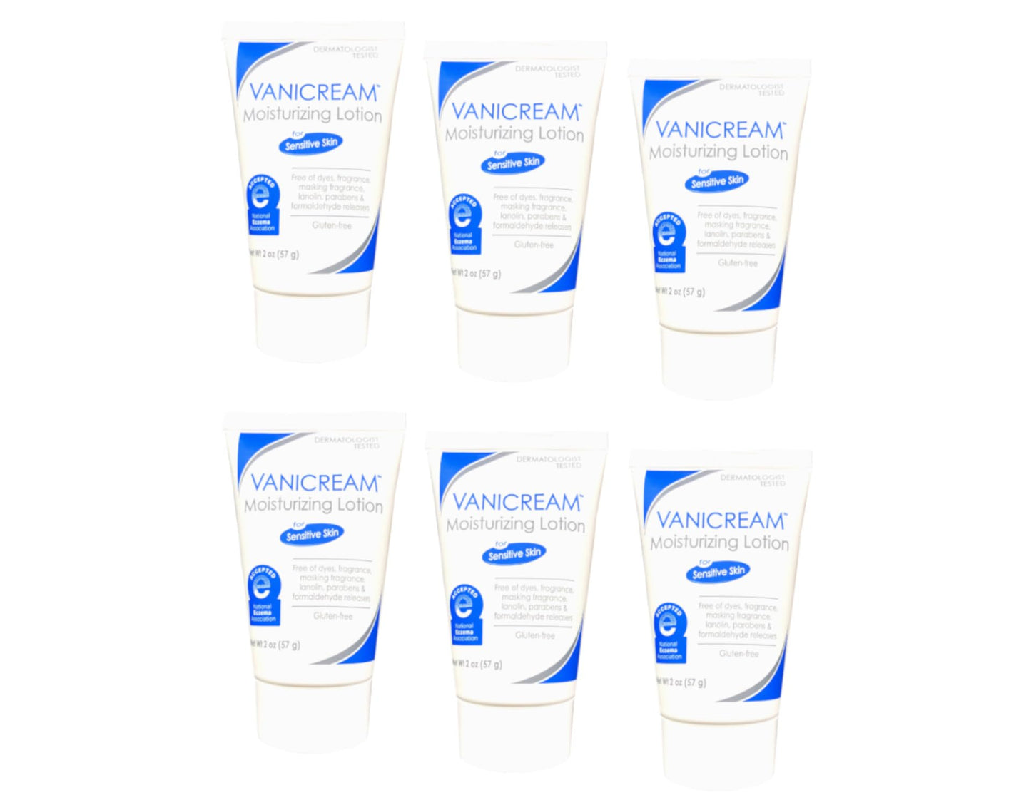 Vanicream Moisturizing Lotion | For Sensitive Skin | 2 Ounce (Pack of 12)