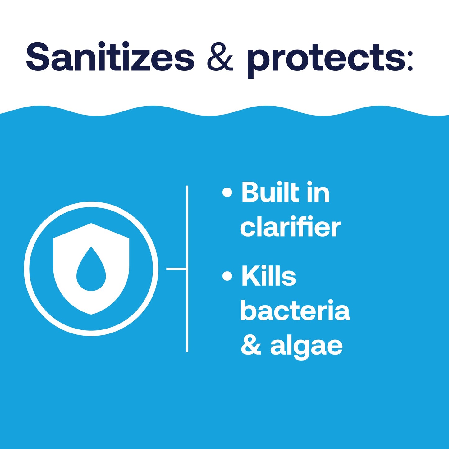 HTH 42053 Swimming Pool Care 3" Chlorine Tabs, Swimming Pool Chlorinating Sanitizer, 8lb