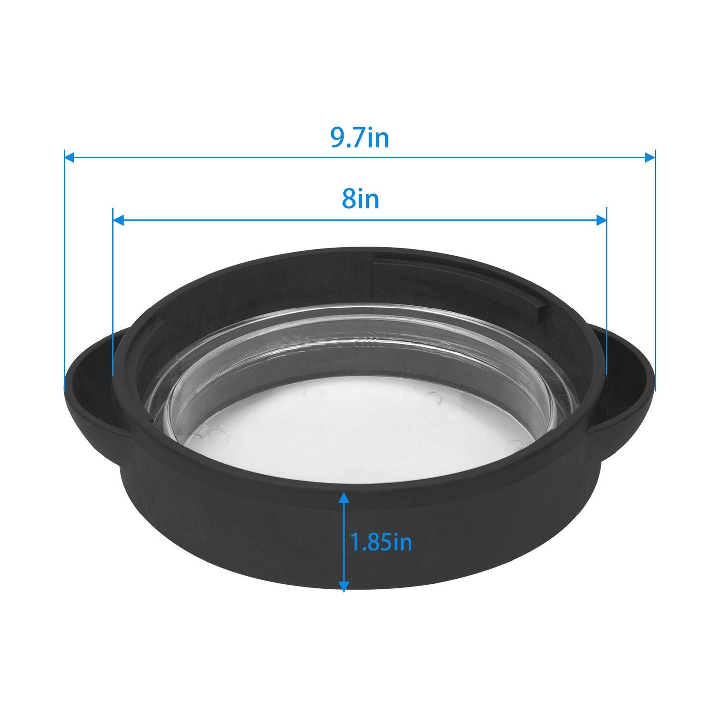 URYKEC SPX5500D Strainer Cover, SPX5500D Pump Lid Replacement with O-Ring, for Hayward Power Flo Matrix SP1590 Pump Series, Black