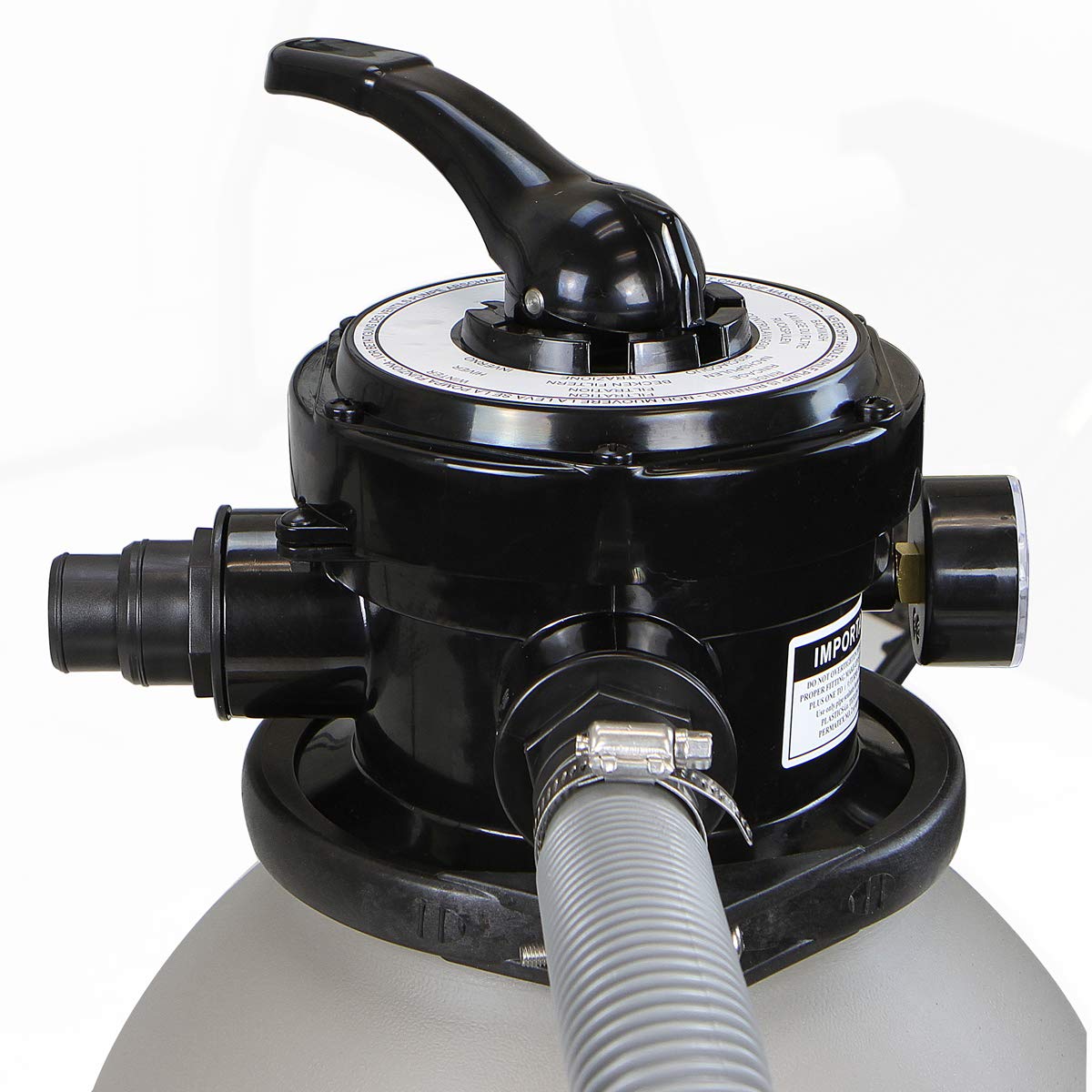 XtremepowerUS 13" Sand Filter with 3/4HP Pool Pump Digital Programmer Timer 2,640 GPH for Above Ground Swimming Pool Pump Set Up to 10,000 Gallons