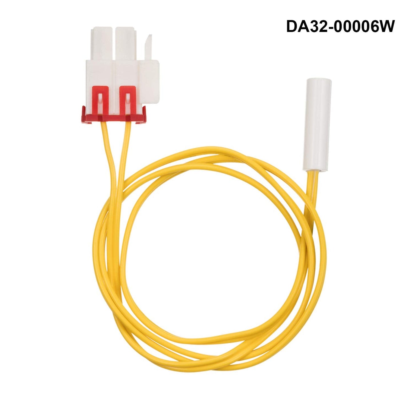Hotop 3 Piece Refrigerator Defrost Kit with DA61-06796A Clip Drain Evaporator, Defrost Temp Sensors DA32-00006w and DA32-00006S