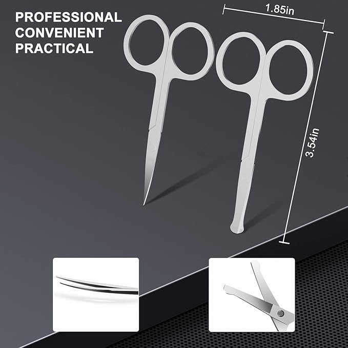 Manicure Set Professional Set Nail Clippers Pedicure Kit-30 Pieces Stainless Steel Manicure Kit, Grooming Kit Nail Care Tools with Luxurious Travel Case Silver